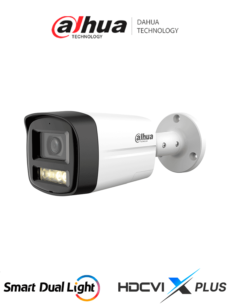 DAHUA HAC-HFW1200TLM-IL-T- Cámara Bullet de 2 MP/ HDCVI X PLUS/ Lente de 2.8 mm Apertura de Hasta 111°/ Audio Bidireccional/ Iluminador Dual Inteligente Hasta 40m/ Metal + Plastico/ DAHUA HAC-HFW1200TLM-IL-T- Cámara Bullet de 2 MP/ HDCVI X PLUS/ Lente de 2.8 mm Apertura de Hasta 111°/ Audio Bidireccional/ Iluminador Dual Inteligente Hasta 40m/ Metal + Plastico/